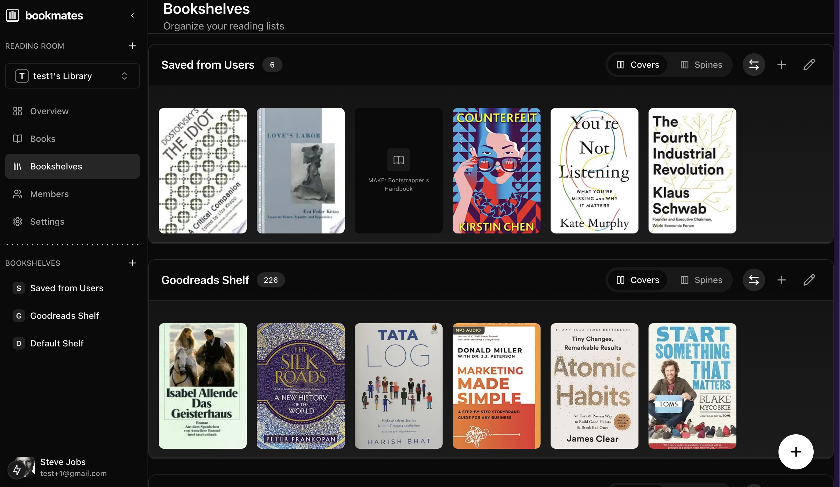 Share your reading journey with friends